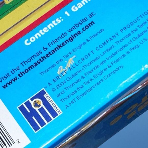 Vintage 2004 Thomas & Friends Tic Tac Toe Game COMPLETE - Picture 4 of 6